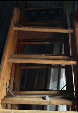 3 Wooden Ladders (10’ Ladder Included)