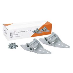 (USED) HardwareXsupply Garage Door Hinge 14 Gauge Wide Body 2 Pack (#3)