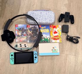 Nintendo switch with games