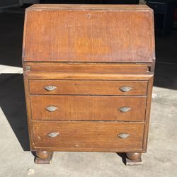 Antique Lebus Secretary Desk.