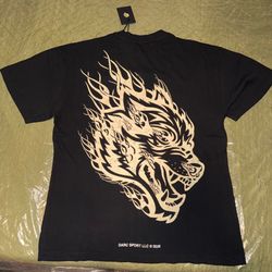 Darc Sport Wolf Graphic Print Shirt - Size M