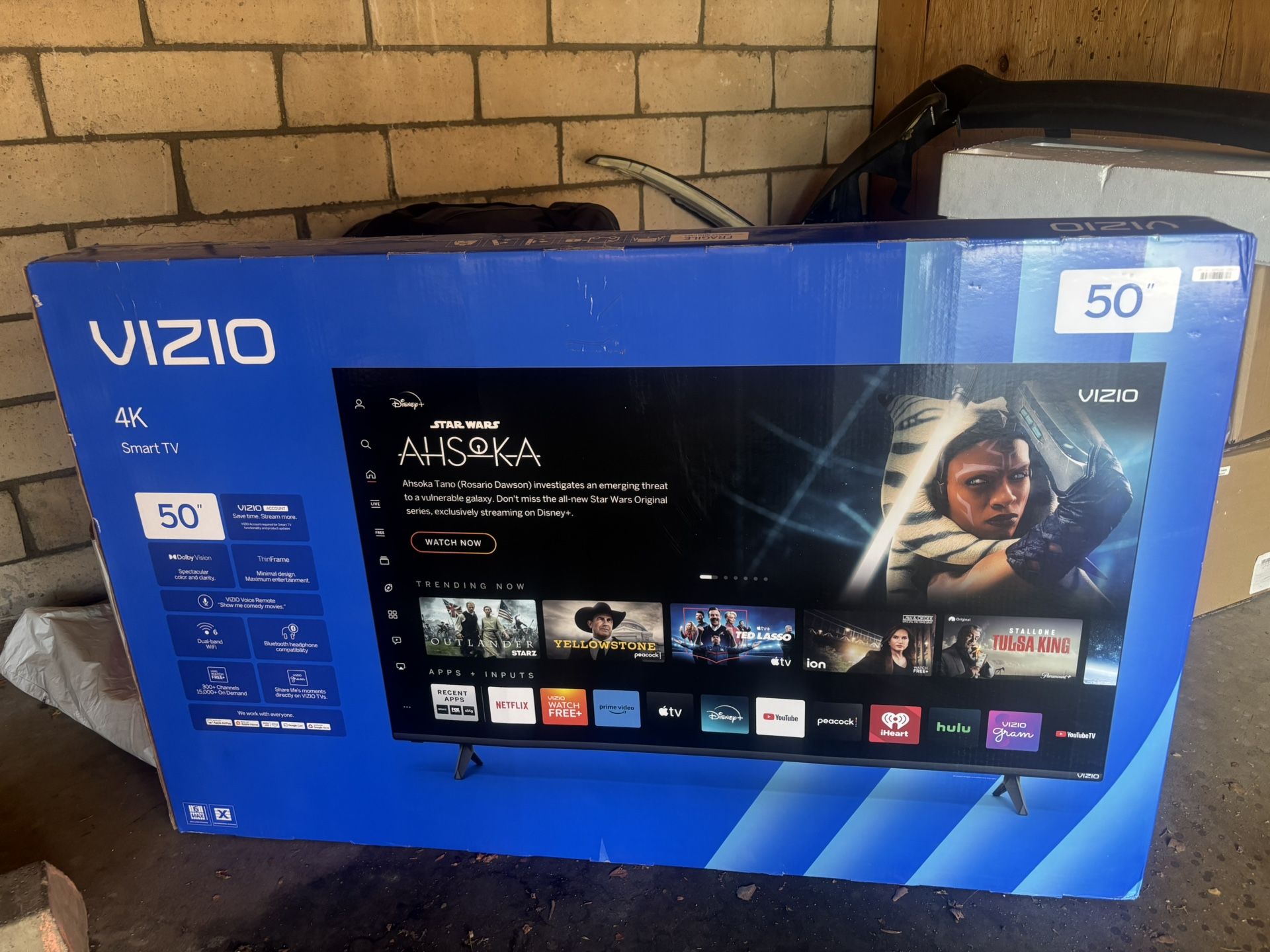 50 In. Vizio TV New 