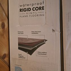 Waterproof Rigid Core Vinyl Plank Flooring Trail Oak