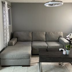 Gray Couch With Chaise