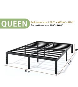 Queen bed frame