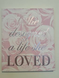 She Designed a Life She Loved Canvas Wall Art