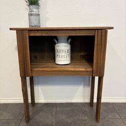 Rustic End Table