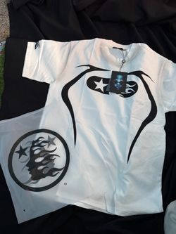 black/white hellstar tshirt