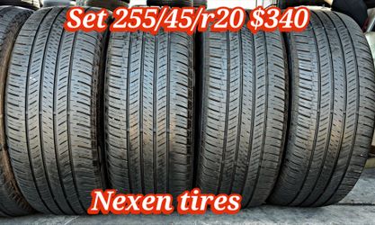 Set of 4 Nexen tires 255/45/r20 ‼️ free instalation and balance ‼️