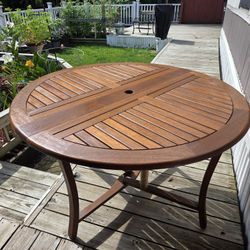 48" Eucalyptus Outdoor Table