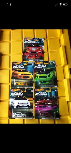 Hot wheels original fast and furious set