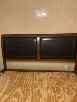King size bed frame and headboard