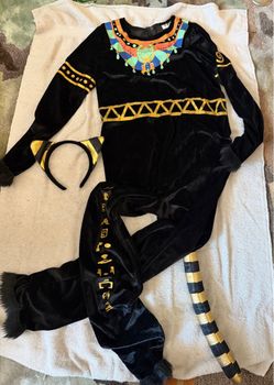 Egyptian Cat Halloween Costume - Kids Size L