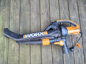 WORX WG502 CORDED LEAF BLOWER/VACUUM