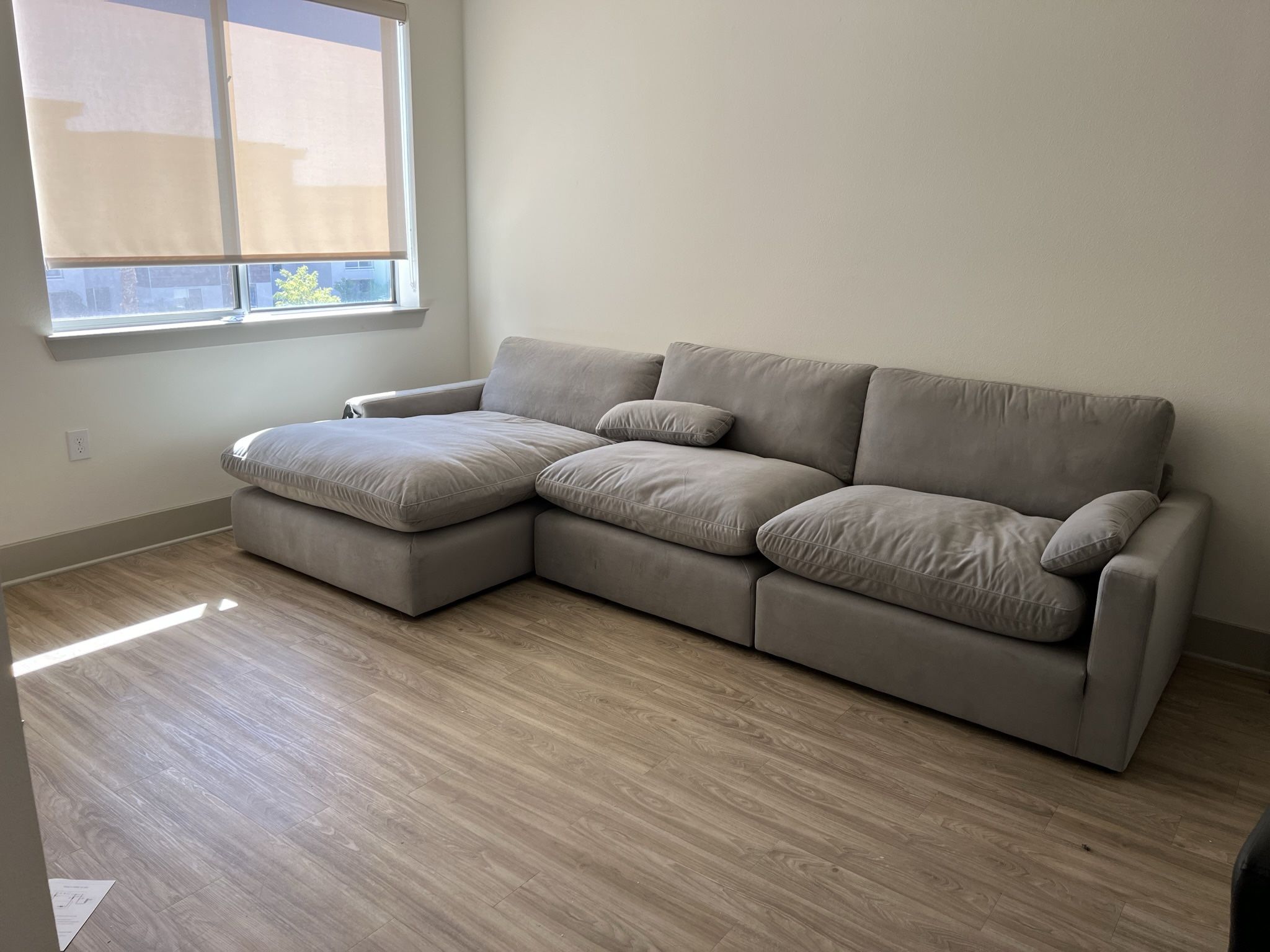 Grey L Shape Couch