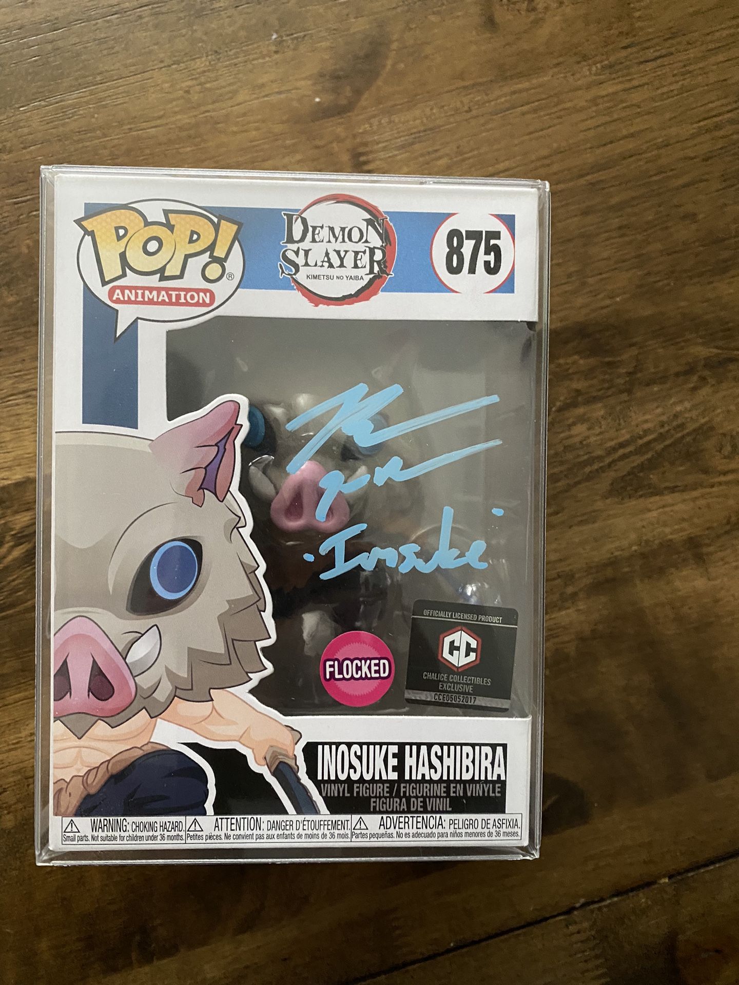 $125 Demon Slayer Signed Funko Pop 