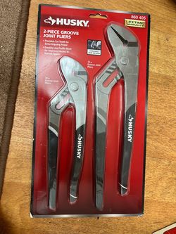 Husky 2-Piece Groove Joint Pliers Set