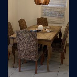 Dining Table With 6 Chairs 