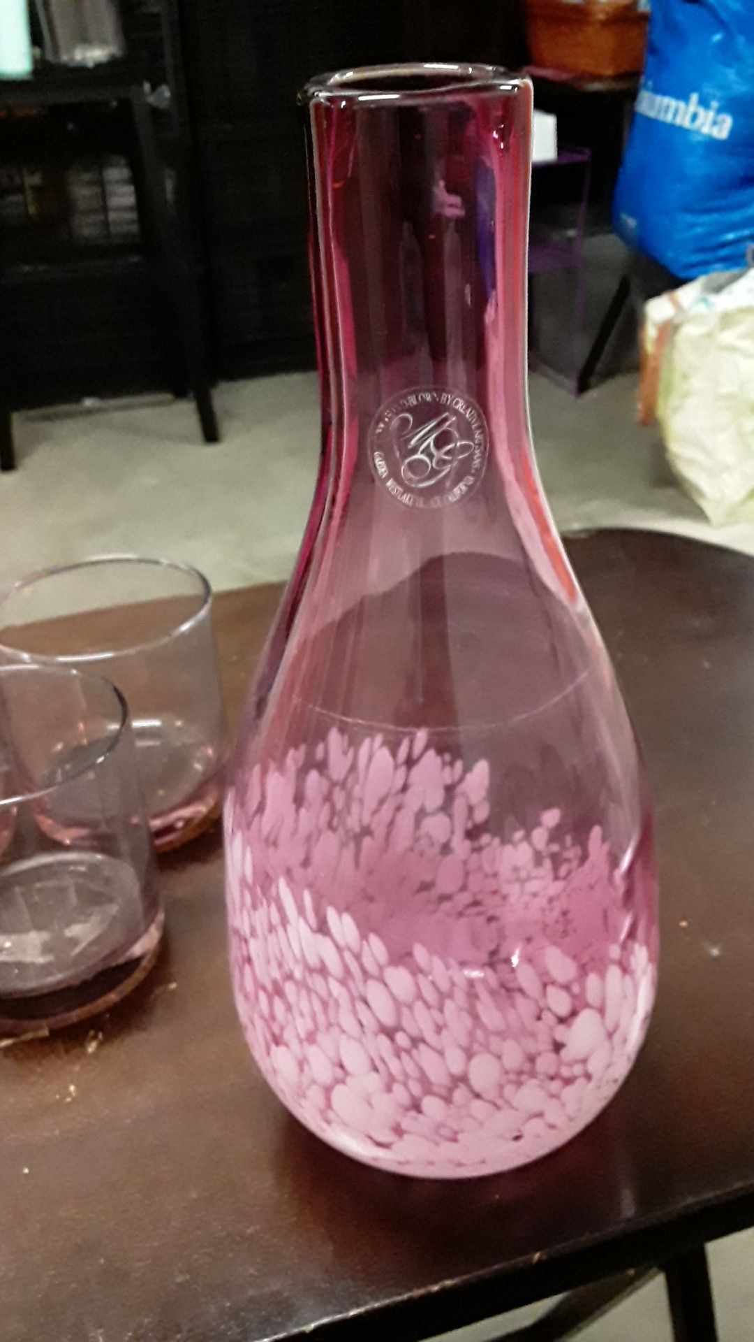 Hand Blown Glass Vase