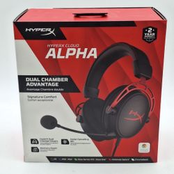 HyperX Cloud Alpha Gaming Headset - Dual Chamber Drivers - Award Winning Comfort