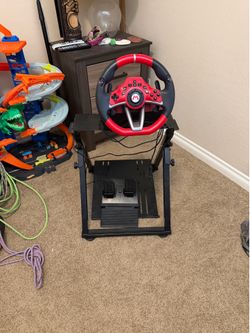 Mario Kart Steering Wheel, pedals, and stand for Switc