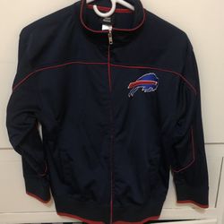 Buffalo Bills BOYS Size Medium Zippered Jacket 
