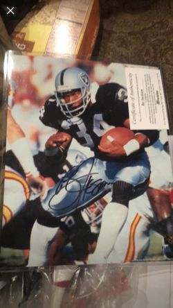 Bo jackson signed 8x10 photo