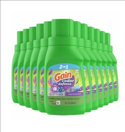 GAIN 2 IN 1 ODOR DEFENSE+SUPER FRESH BLAST LIQUID LAUNDRY DETERGENT 10OZ