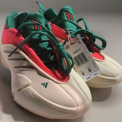 adidas Dame 9 Damian Lillard Vanilla/Red/Sandstone  Size 5