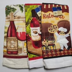 Set Of 3 Home collection Kitchen Towel 15 x25