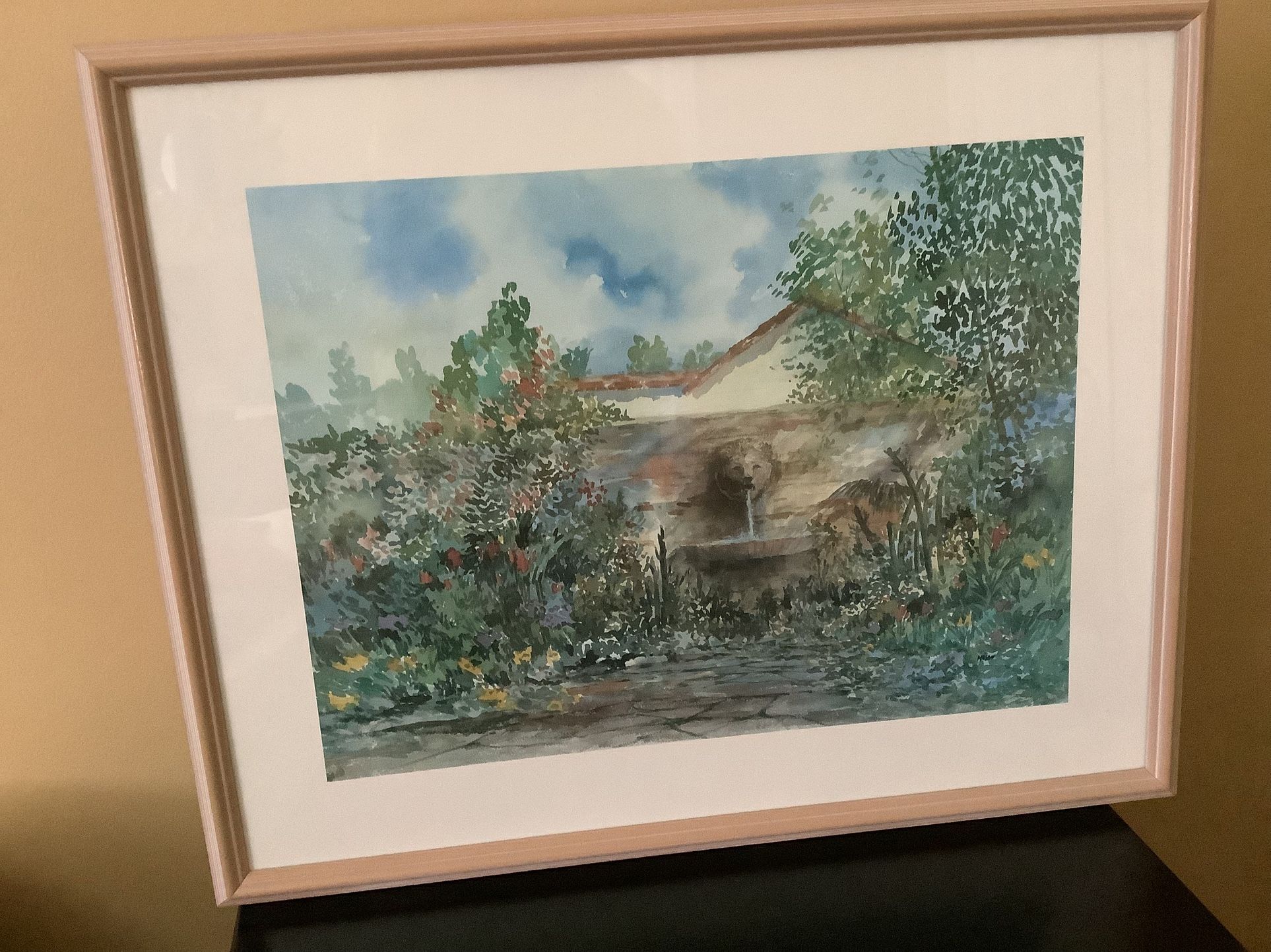 17” x 21” Framed Wall Picture - Excellent Condition