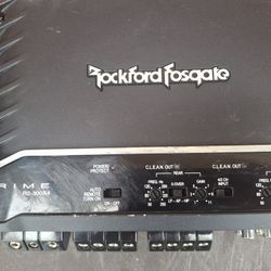 AMPLIFICADOR AMPLIFIER ROCKFORD FOSGATE  300X4  CHANELS GOOD CONDICIÓN ABLO ESPAÑOL 