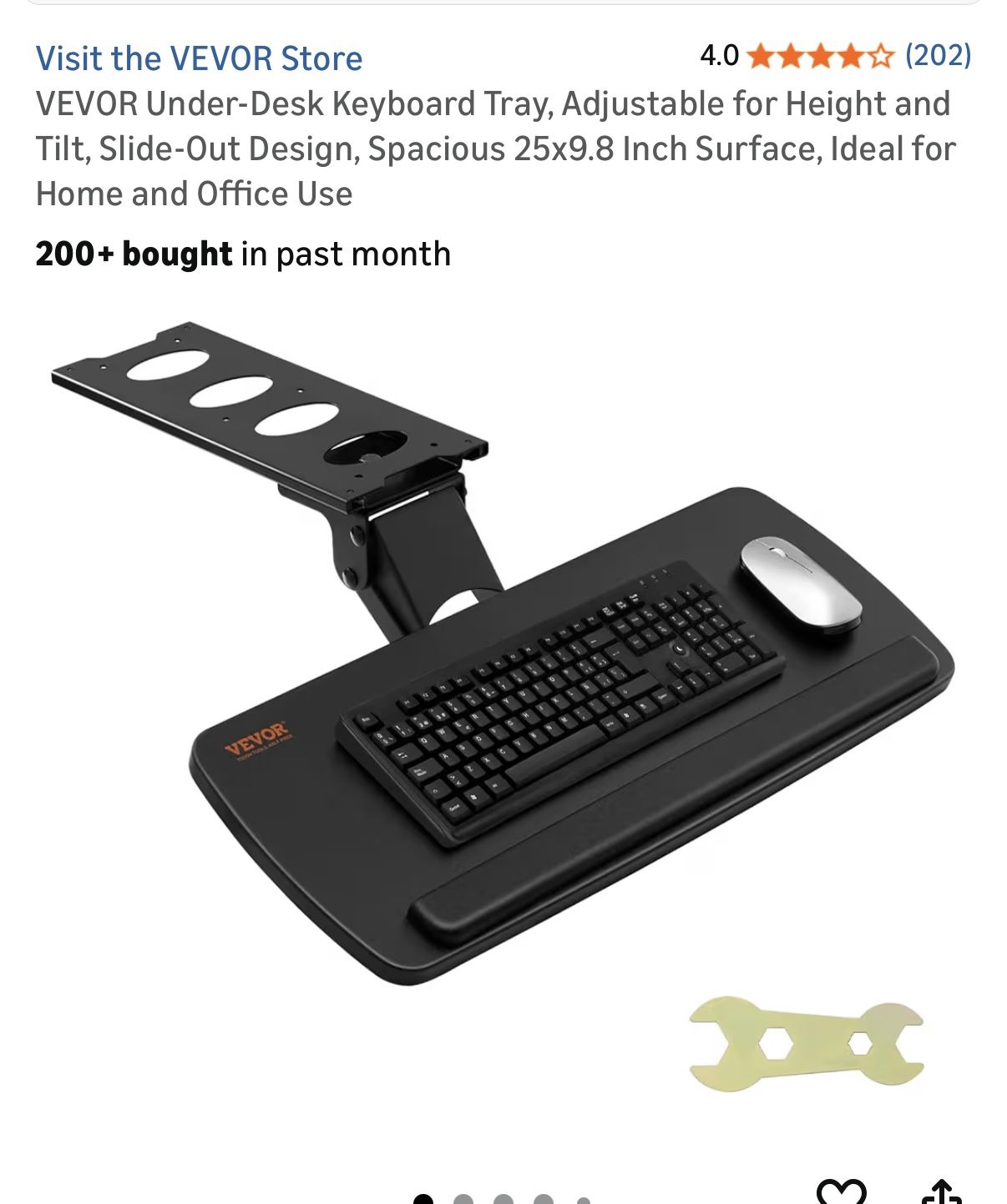 Under Desk Keyboard Tray