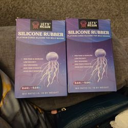 Let’s Resin Silicone Rubber Kits (2 Boxes, New & Sealed) – 1.28 lb Each