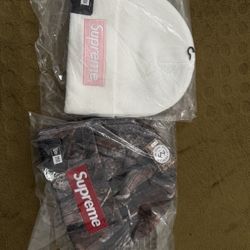 🔥Supreme Bogo Beanie ( White ) 