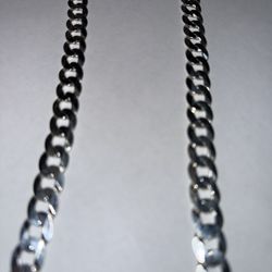 CURB SILVER CHAIN