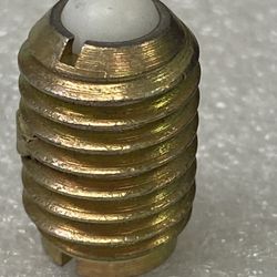 1/2-13 x 1” Spring-Loaded Ball Plunger – Plastic Ball (Non-Marring)