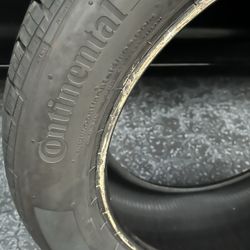 235/50/18. One Used Continental Tire Great Tread.