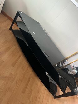 Beautiful Glass & Metal Stand / Table