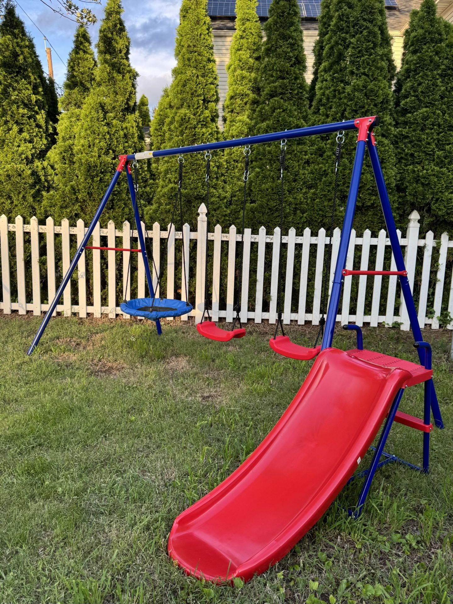 Outdoor Swing, Slide Set
