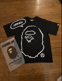 BAPE A Bathing Ape Black Big Ape Head Graphic T-Shirt