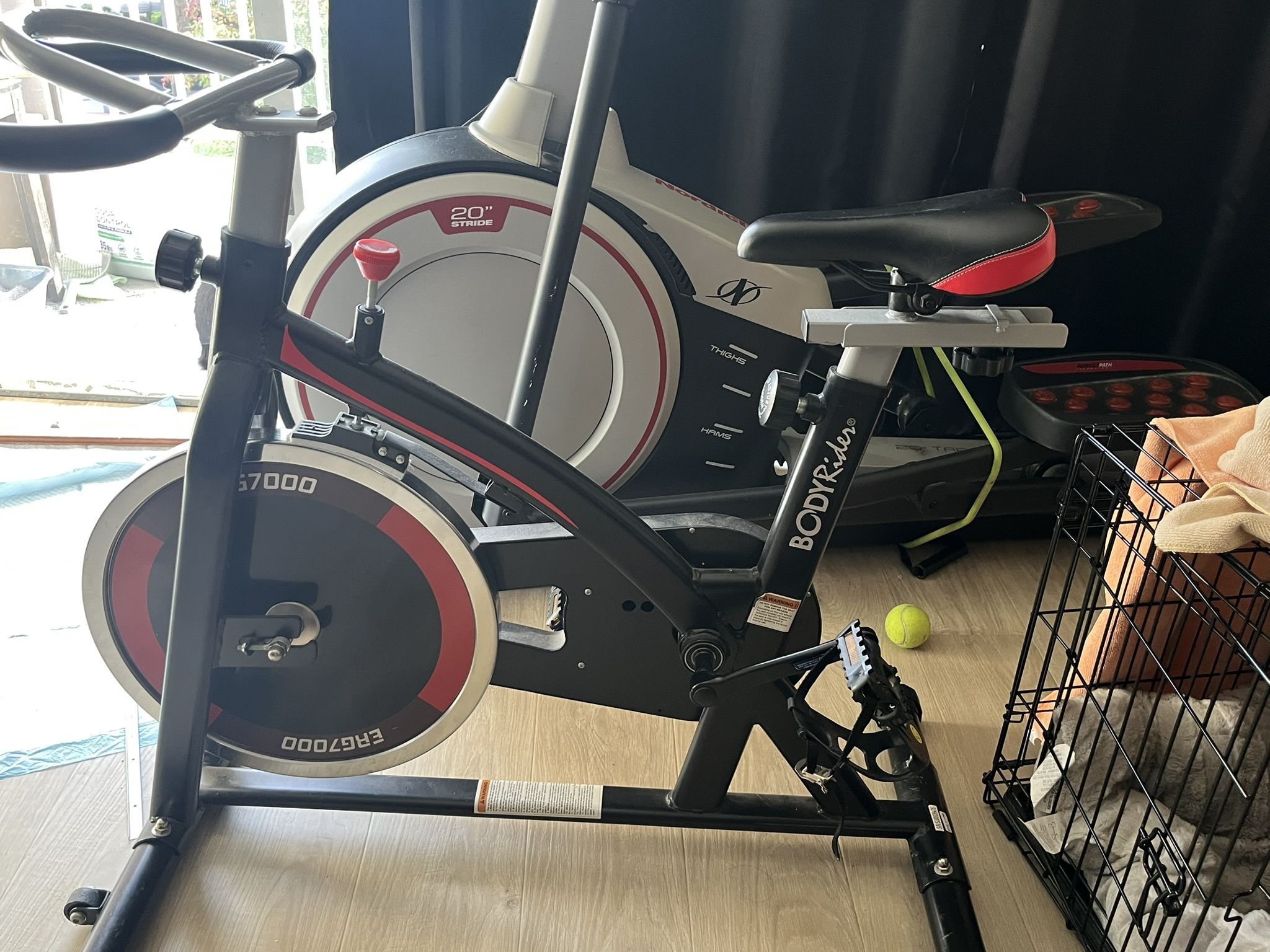 Elliptical And Exercise Bike