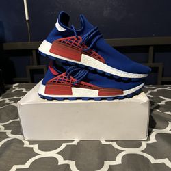 New 2018 Adidas NMD Human Race Pharell X N.E.R.D Blue Size 12.5 