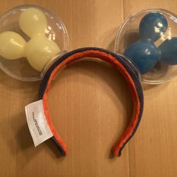 Disney  Gold & Blue Balloon Light Up ears