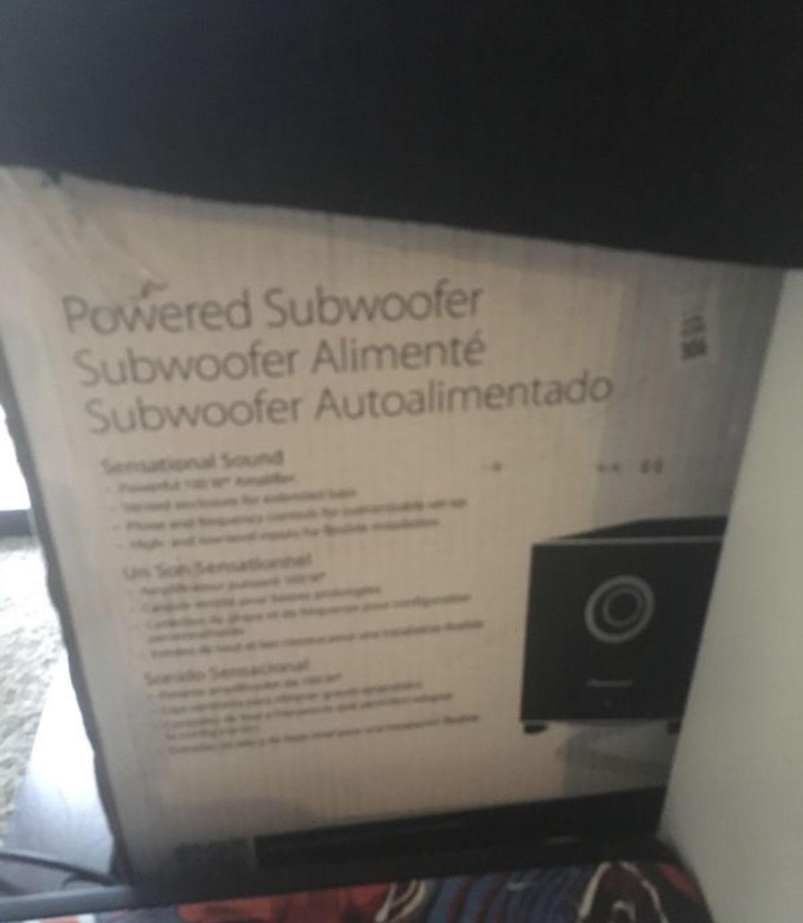 Pioneer surround sound speaker system