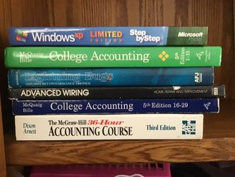 Accounting Books For College Course And Other Books