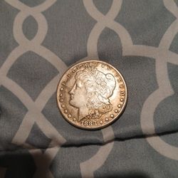 1883 O Morgan Silver Dollar 