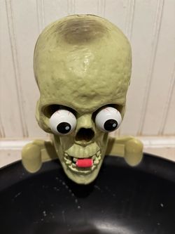Halloween Animated Skeleton Candy Bowl