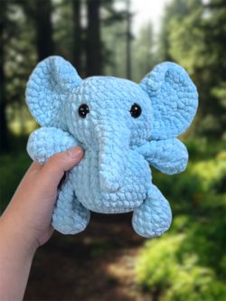 Crochet Elephant Plushie
