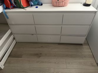white dresser